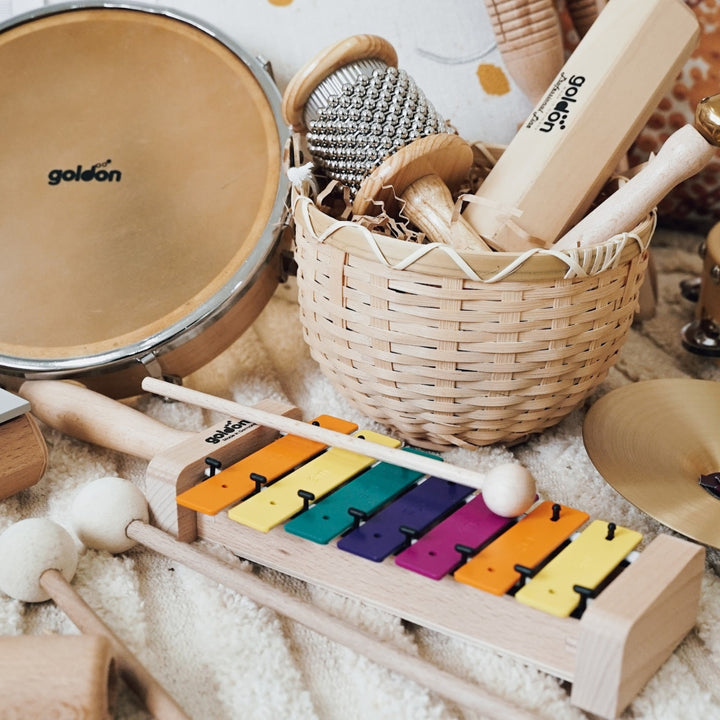 GD-11024 Goldon Metallohone with 7 coloured Notes and Handle