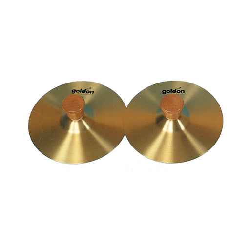 GD-34110 Goldon Cymbals Brass with Wooden Handle 15 cm