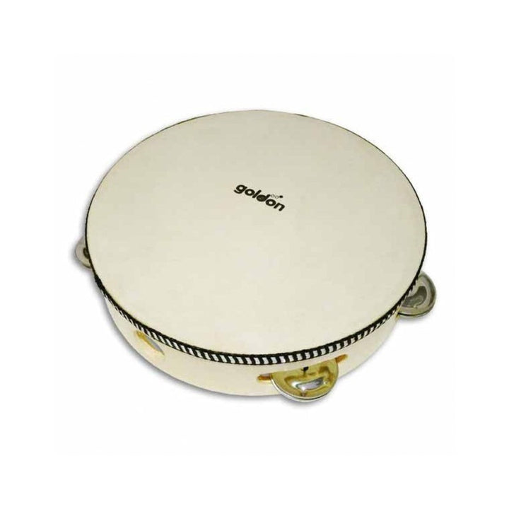 GD-35290 Goldon Tambourine with Natural Skin