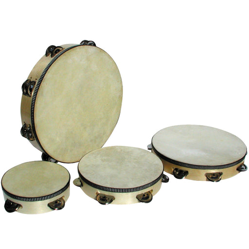 Goldon Tambourine with Natural Skin