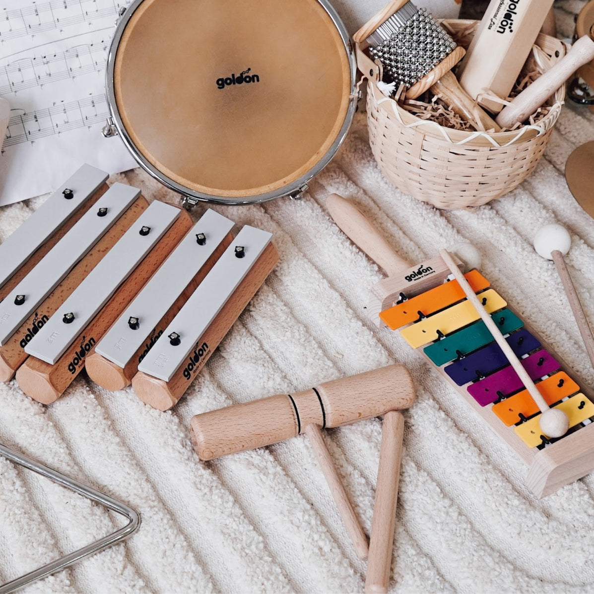 Goldon Two Tone with Handle & Beater - Musical Instruments, Australia ...