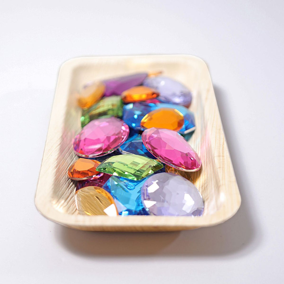 GR-43098 Grimm's Giant Acrylic Glitter Stones 28 pieces 
