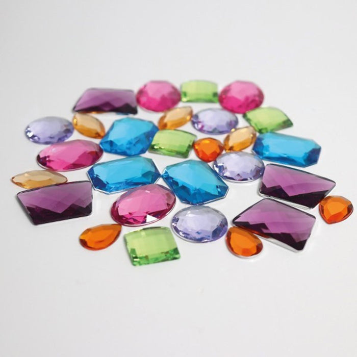 GR-43098 Grimm's Giant Acrylic Glitter Stones 28 pieces 