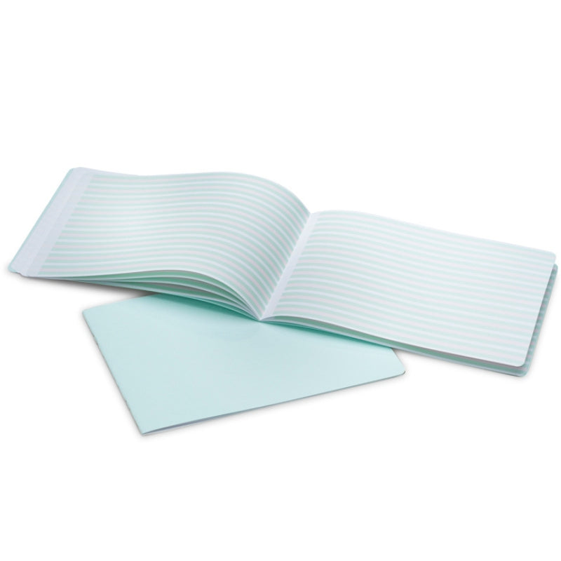 15115020S Handwriting Practice Book - Mint Green Landscape Lined 6-6-6 Single Book