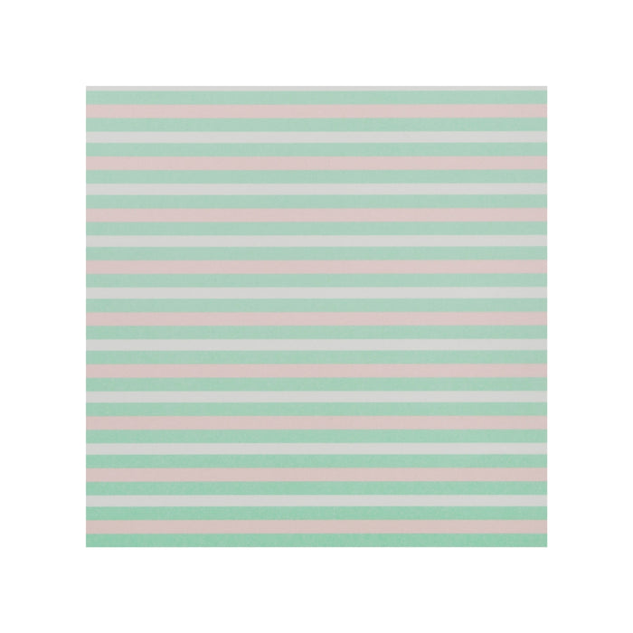 15115020S Handwriting Practice Book - Mint Green Landscape Lined 6-6-6 Single Book
