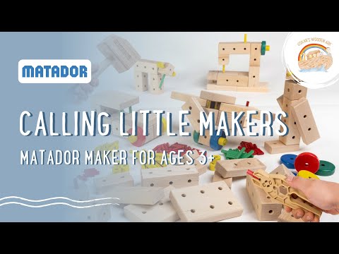  Matador - Wooden Building Construction Toy Set, Australia