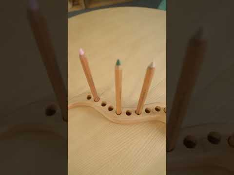 74001614 Drei Blatter Wooden Pencil Holder - Snake