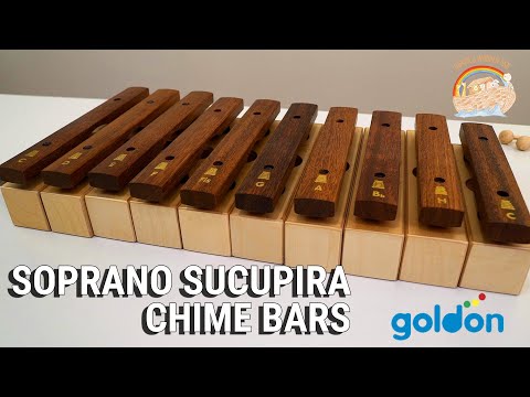 GD-10607 Goldon Chime Bars Soprano Sucupira Set of 10