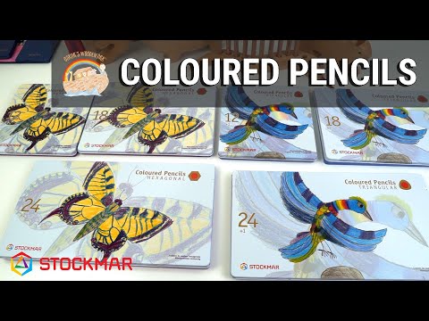 85094112 Stockmar Coloured Pencils Hexagonal in Tin 12+1