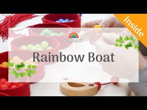 Grasping Toy - Rainbow Boat