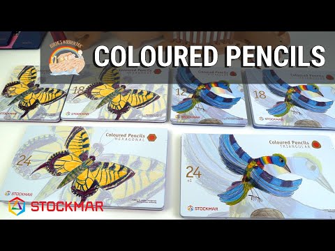 85093112 Stockmar Coloured Pencils Triangular in Tin 12+1