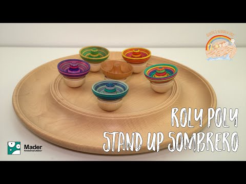Wooden Roly Poly - Sombrero