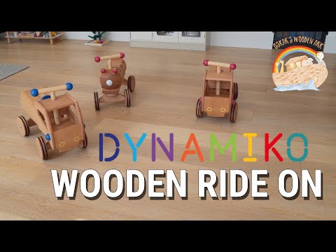 Wooden Ride On - Caterpillar Green