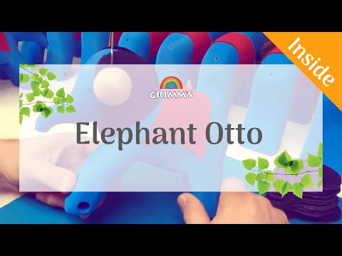 Pull Along Hand Carved Elephant Otto