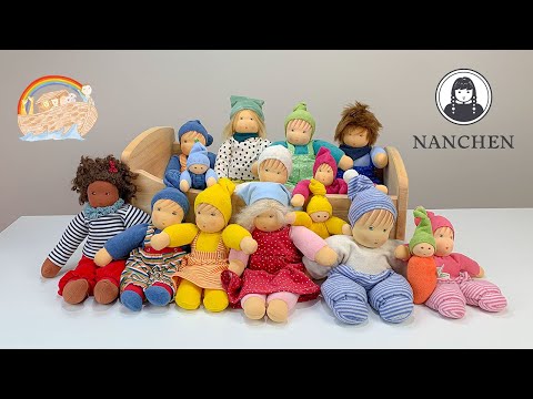 Nanchen Baby Rattle - Fruit & Veggie Doll