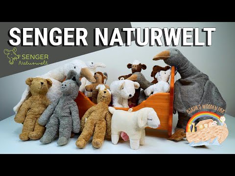 SENGER Floppy Animal - Bear Small Brown