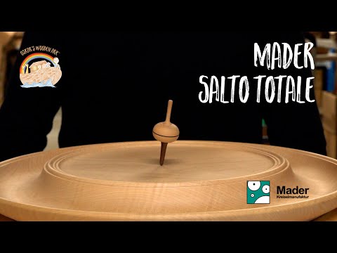 Mader Wooden Spinning Top - Special Edition - Somersault - Salto Totale