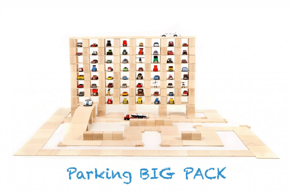 Just Blocks Wooden Blocks Big Pack 336 pieces