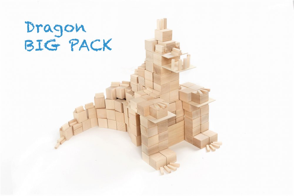 Just Blocks Wooden Blocks Big Pack 336 pieces