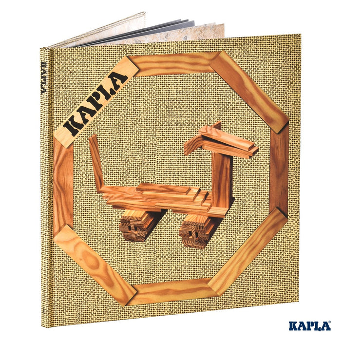 LIVR4 Kapla Art Book Beige - Easy Animals (3+)