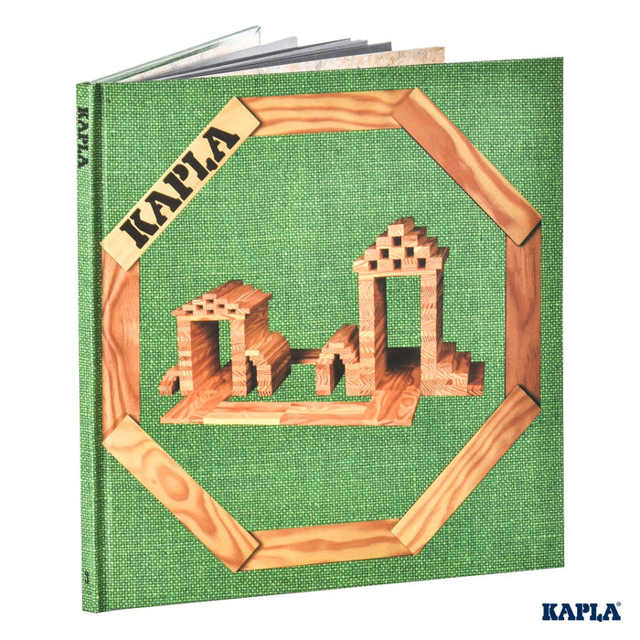 LIVR3 Kapla Art Book Green Simple Architecture (3+)