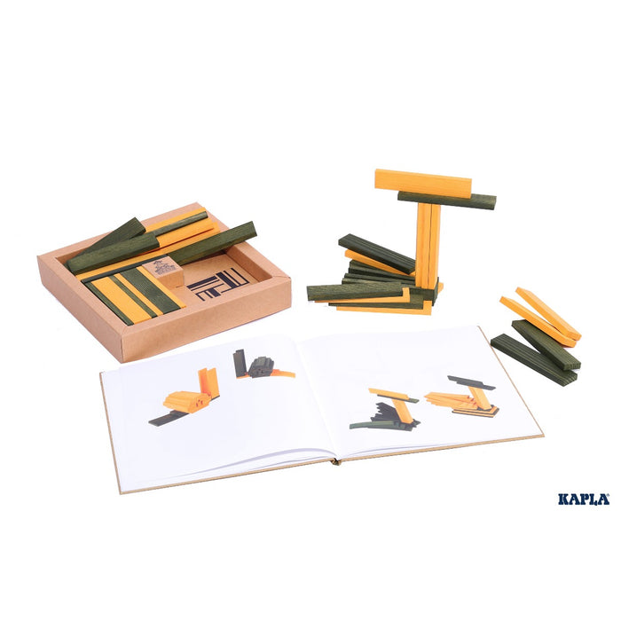 CJ Kapla Book and Colour Set - Yellow and Green