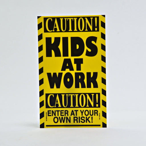 A750412 Kids at work Construction Sign