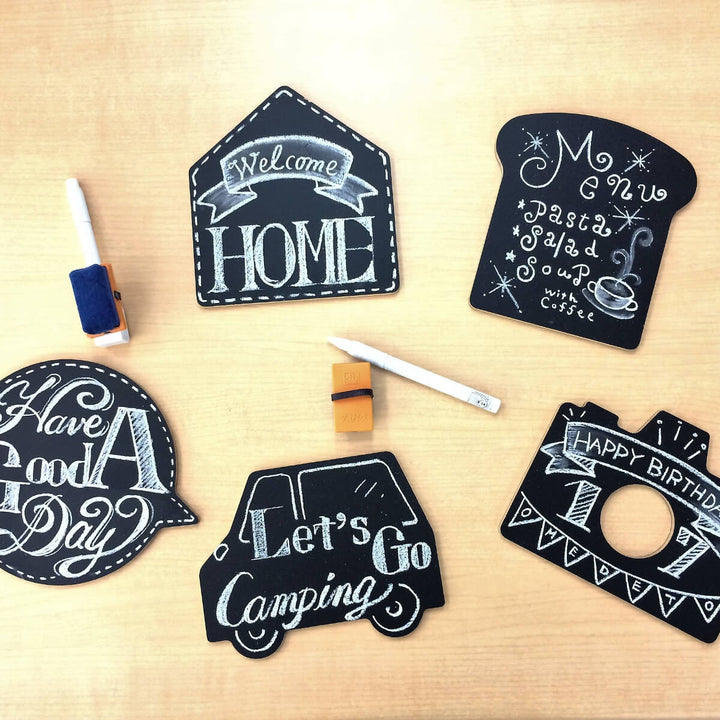 Kitpas "Shape Your Day" Magnetic Chalkboard Set
