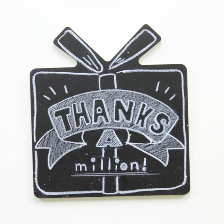 KT-KTCT-S6-9 Kitpas "Shape Your Day" Magnetic Chalkboard Set