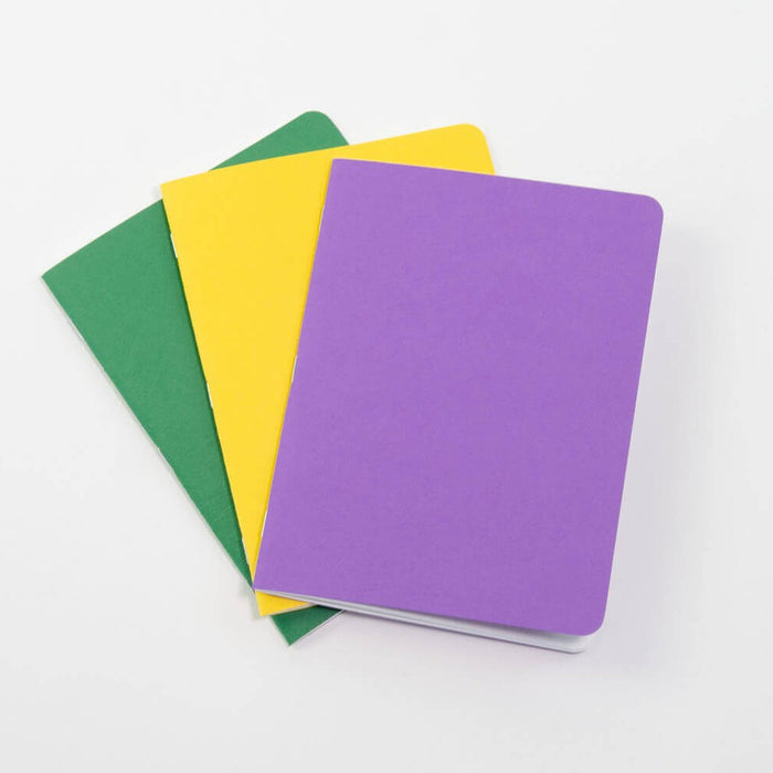 1512057BUNx3 Large Lesson Book Portrait 32x38cm - Pack of 3, mixed colours