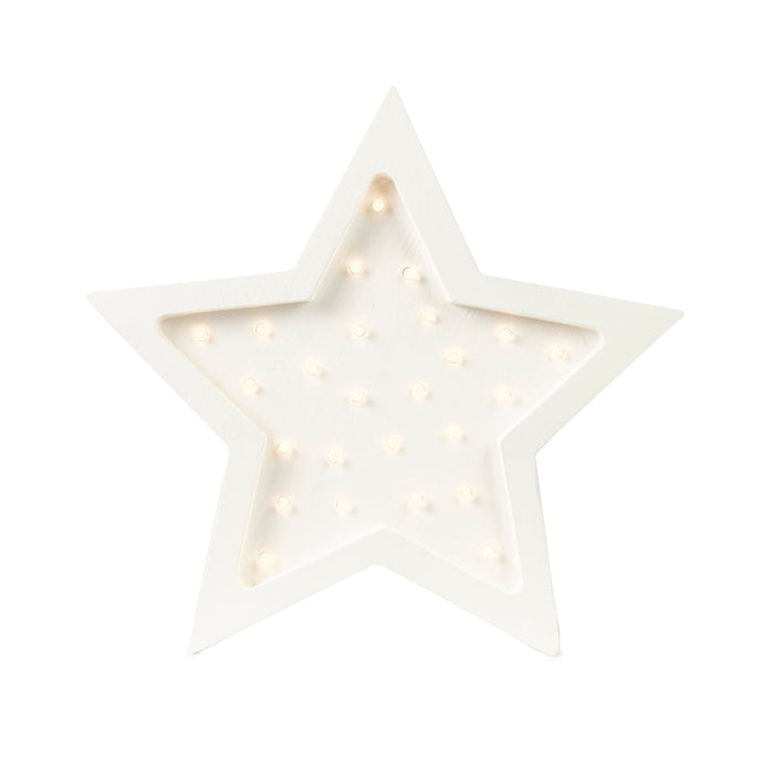 LL019-001 Little Lights Star Lamp - White