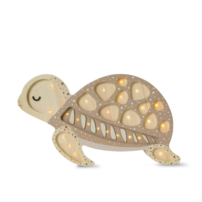 LL077-467 Little Lights Turtle Lamp - Sand Dune