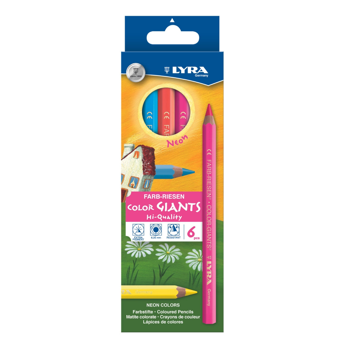 LYRA Color Giants - 6 Neon Dry Eco Highlighting Pencils in Australia ...
