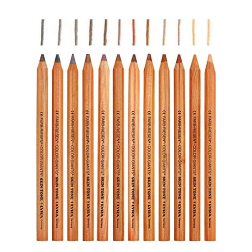 20545100 LYRA Colour Giants Skin Tones Pencil Set 12