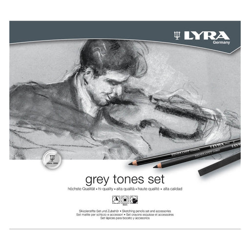 L2051251 LYRA  Rembrandt Grey Tones 25 pcs in Metal Box