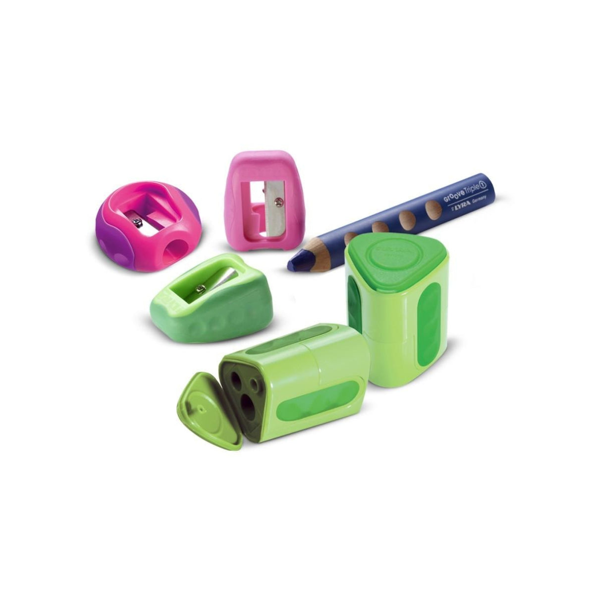 LYRA Twin-Hole Triangular Shaped Sharpener — Oskar's Wooden Ark