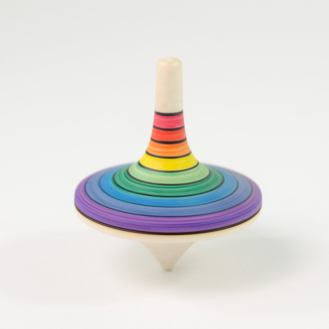 Mader Large Rallye Spinning Top Rainbow