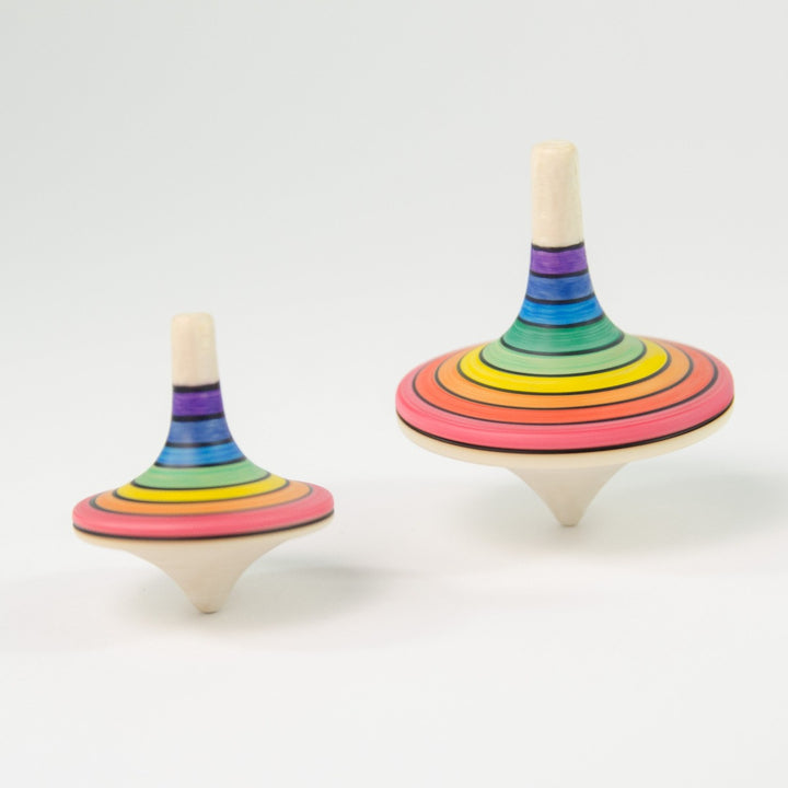 Mader Large Rallye Spinning Top Rainbow