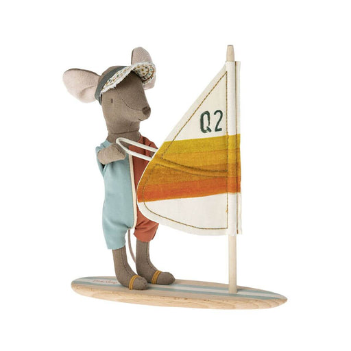 ML-5017220700 Maileg Big Brother Beach Mouse Surfer
