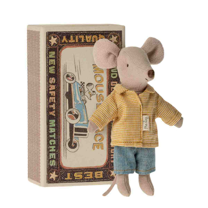 5017220301 Maileg Big Brother Mouse in Matchbox
