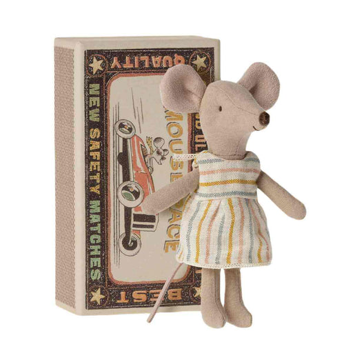 5017220201 Maileg Big Sister Mouse in Matchbox