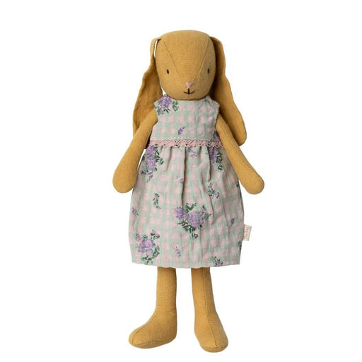 ML-5016320400 Maileg Bunny Size 2 - Dusty Yellow in a Dress (2023)