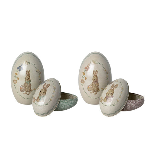 Maileg Easter Egg Set - Metal Assorted (2023) (Sold individually per set of 2)