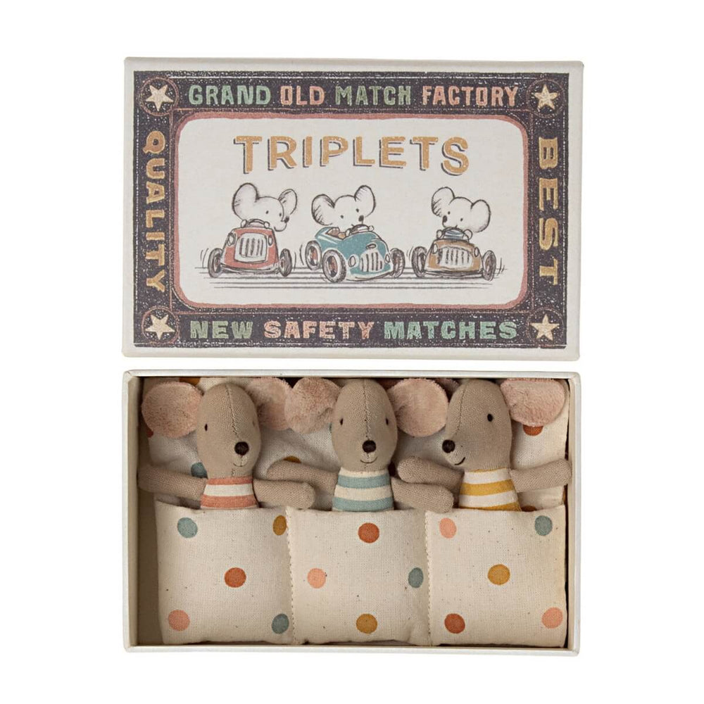 ML-5017300101 Maileg Mice Baby Triplets in Box (2023)