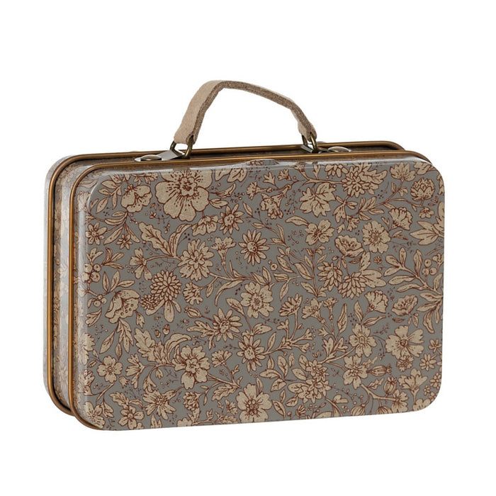 ML-5019360201 Maileg Suitcase Metal Blossom Grey (2023)