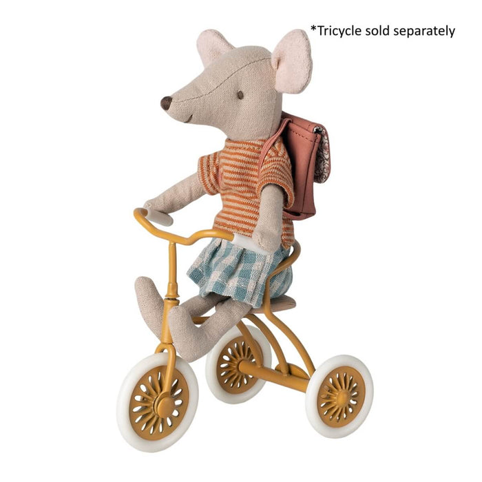 ML-5017320700 Maileg Tricycle Mouse Big Sister with Rose Bag (2023)