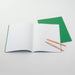 15120513 Medium Lesson Book Portrait 24x32cm - Pack of 10, single colour Green