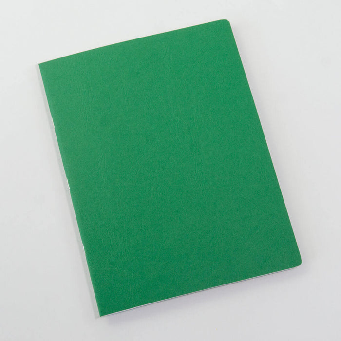 15120513 Medium Lesson Book Portrait 24x32cm - Pack of 10, single colour Green