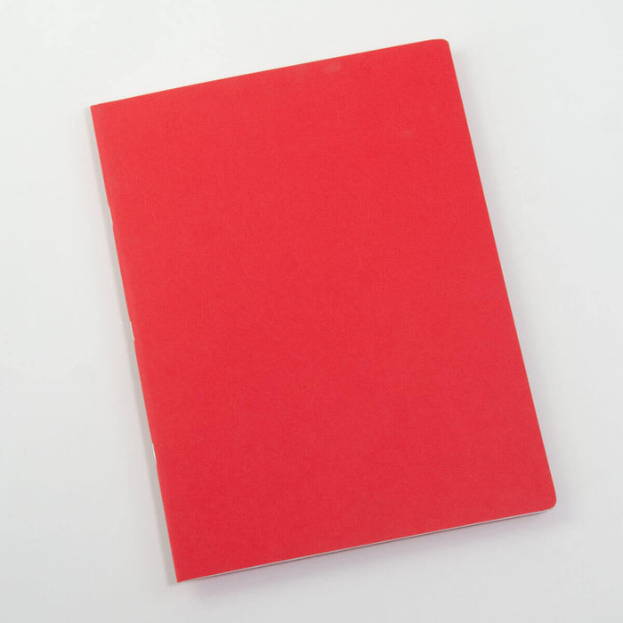 15120516 Medium Lesson Book Portrait 24x32cm - Pack of 10, single colour Red
