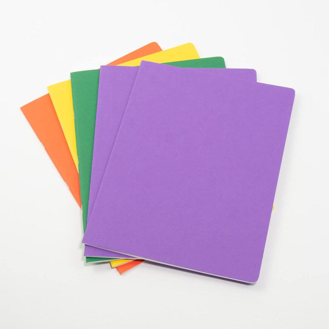 Medium Lesson Book Portrait 24x32cm - Pack of 5, mixed colours Medium Lesson Book Portrait 24x32cm - Pack of 5, mixed colours